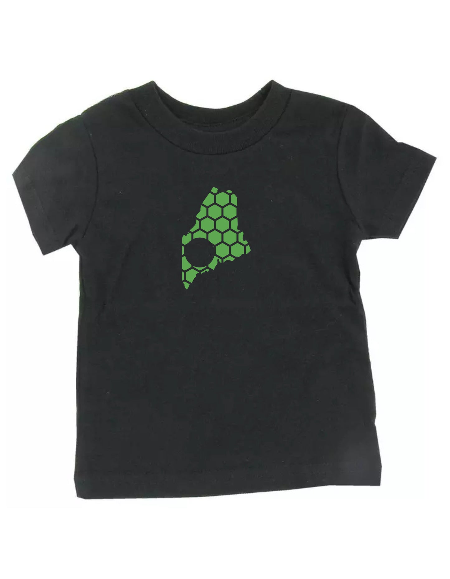 Maine Honeycomb Crewneck T-Shirt-Rogue Magnolia Custom Designs