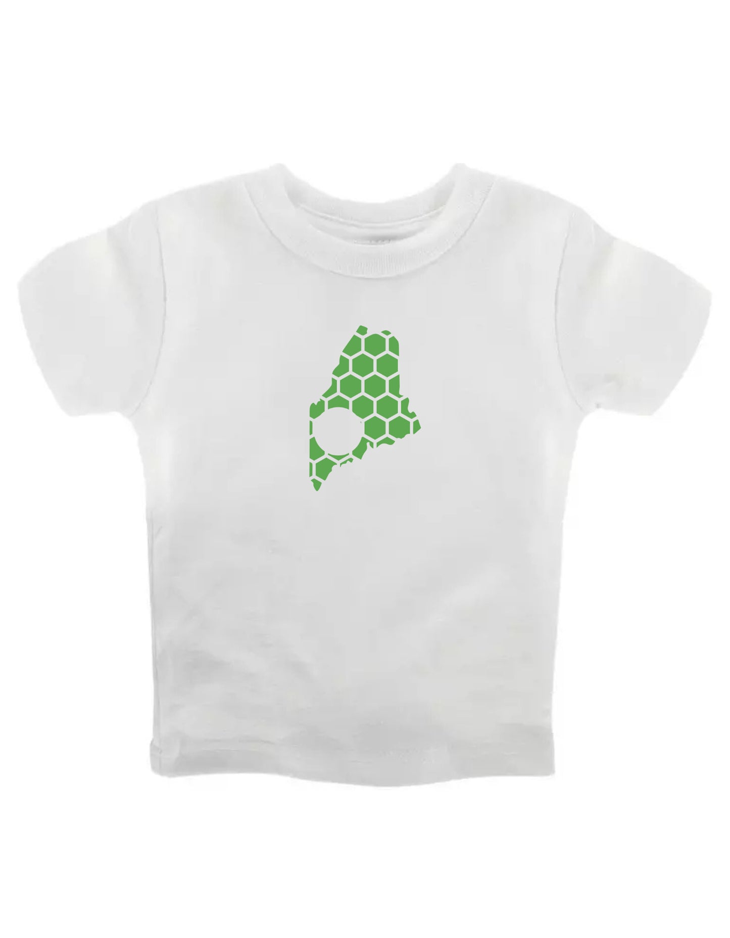 Maine Honeycomb Crewneck T-Shirt-Rogue Magnolia Custom Designs