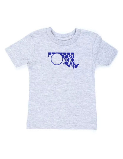 Maryland Honeycomb Crewneck T-Shirt-Rogue Magnolia Custom Designs