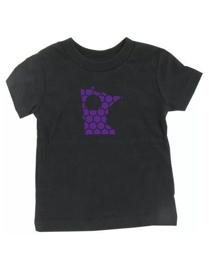 Minnesota Honeycomb Crewneck T-Shirt-Rogue Magnolia Custom Designs