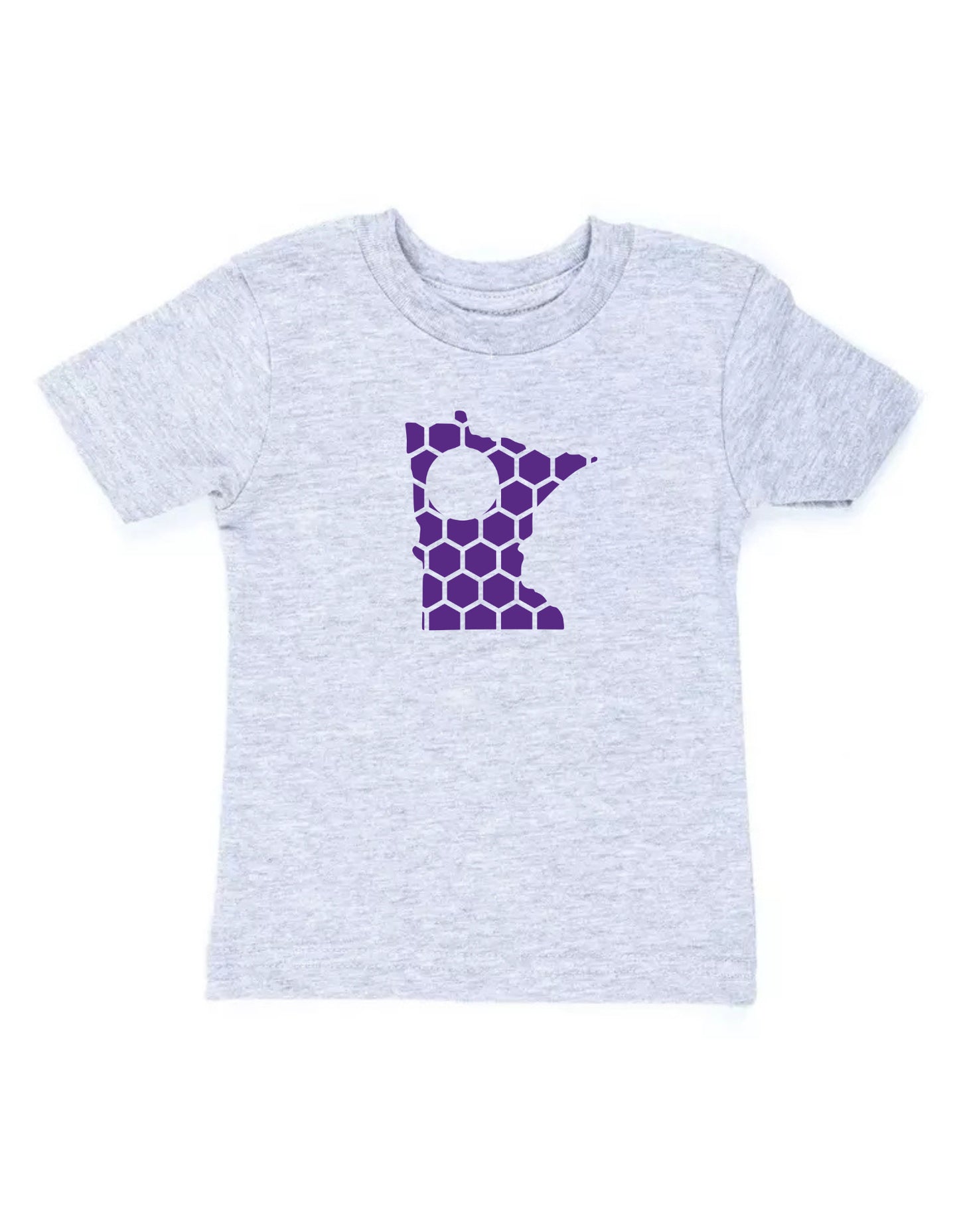 Minnesota Honeycomb Crewneck T-Shirt-Rogue Magnolia Custom Designs
