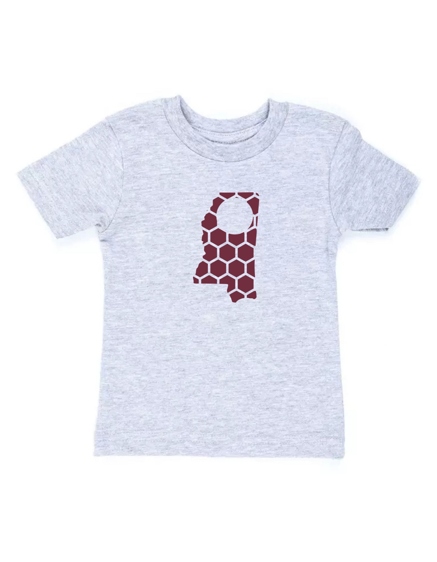 Mississippi Honeycomb Crewneck T-Shirt-Rogue Magnolia Custom Designs