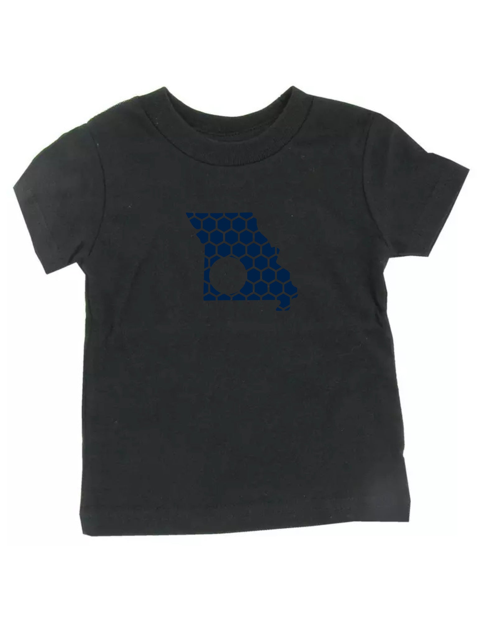 Missouri Honeycomb Crewneck T-Shirt-Rogue Magnolia Custom Designs