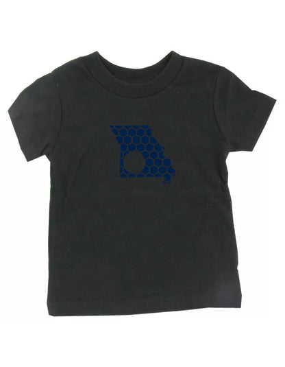 Missouri Honeycomb Crewneck T-Shirt-Rogue Magnolia Custom Designs