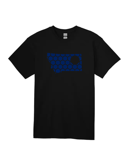 Montana Honeycomb Crewneck T-Shirt-Rogue Magnolia Custom Designs