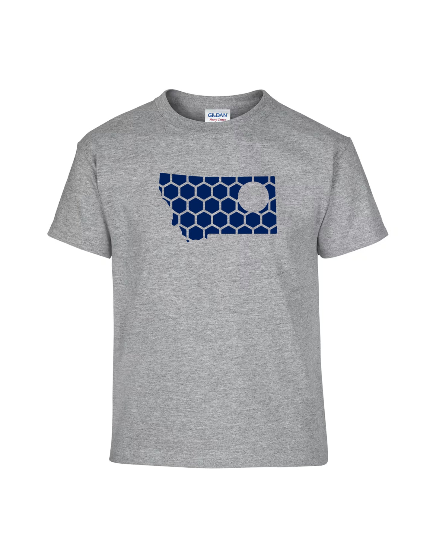 Montana Honeycomb Crewneck T-Shirt-Rogue Magnolia Custom Designs