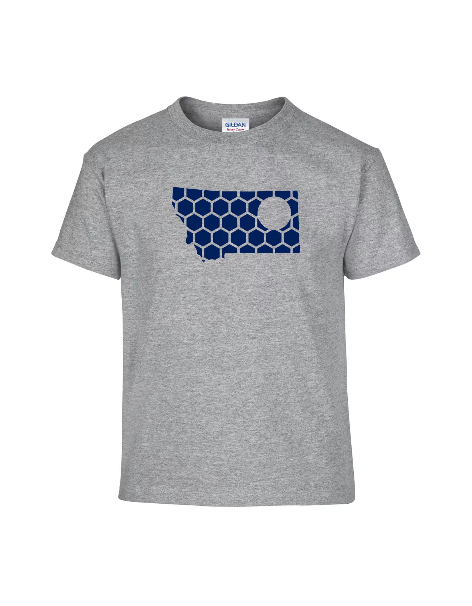 Montana Honeycomb Crewneck T-Shirt-Rogue Magnolia Custom Designs
