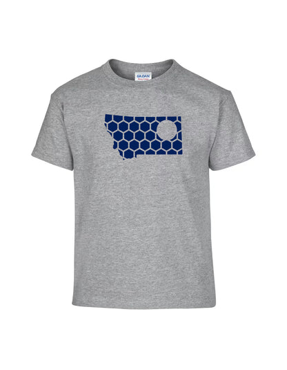 Montana Honeycomb Crewneck T-Shirt-Rogue Magnolia Custom Designs