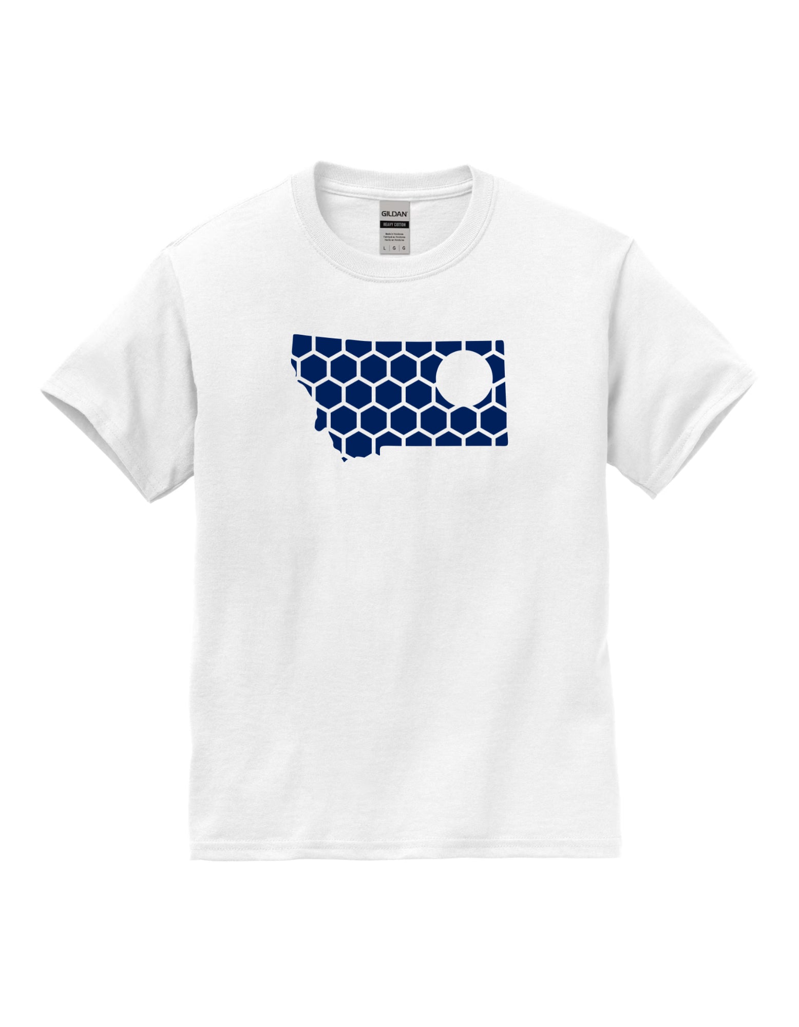 Montana Honeycomb Crewneck T-Shirt-Rogue Magnolia Custom Designs
