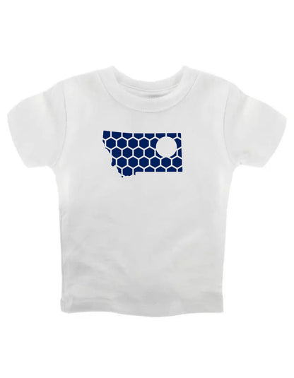 Montana Honeycomb Crewneck T-Shirt-Rogue Magnolia Custom Designs