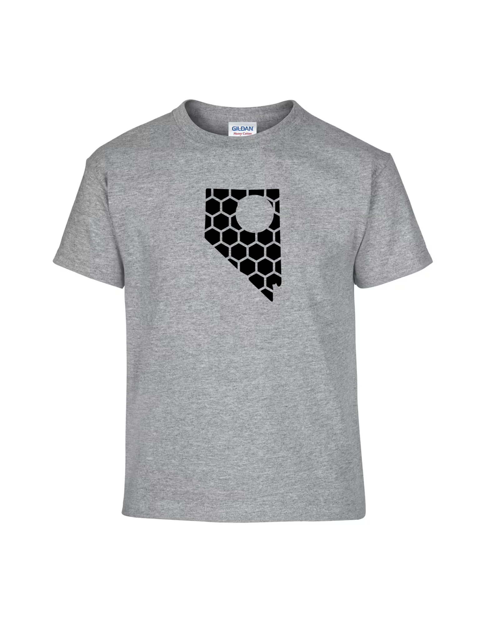 Nevada Honeycomb Crewneck T-Shirt-Rogue Magnolia Custom Designs