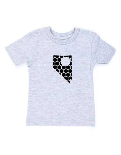 Nevada Honeycomb Crewneck T-Shirt-Rogue Magnolia Custom Designs