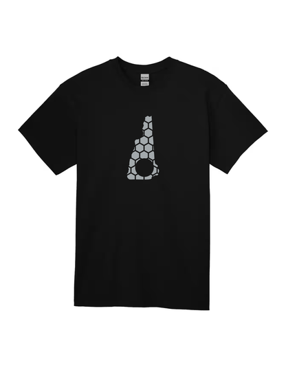 New Hampshire Honeycomb Crewneck T-Shirt-Rogue Magnolia Custom Designs