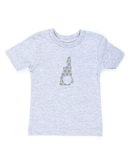 New Hampshire Honeycomb Crewneck T-Shirt-Rogue Magnolia Custom Designs