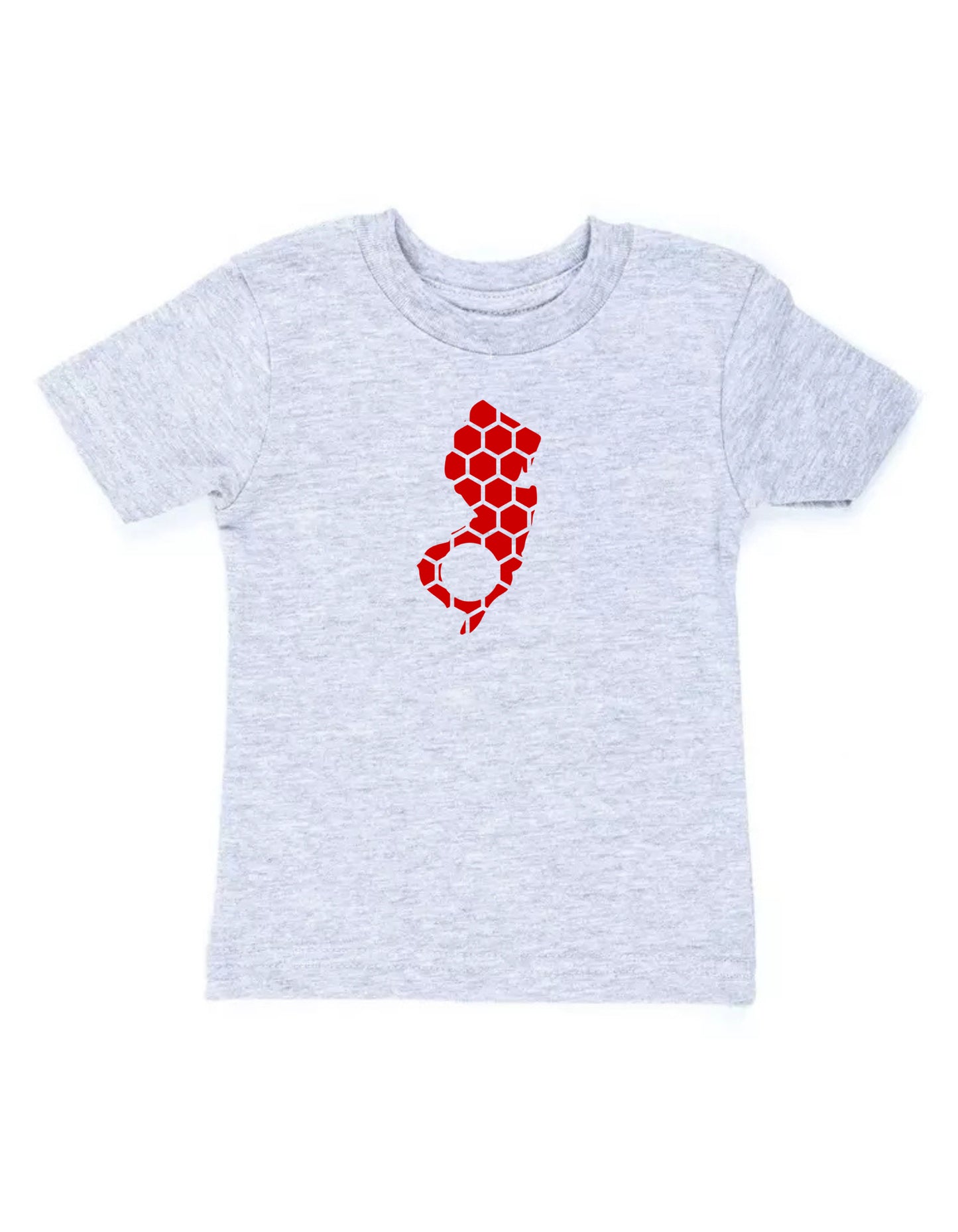 New Jersey Honeycomb Crewneck T-Shirt-Rogue Magnolia Custom Designs