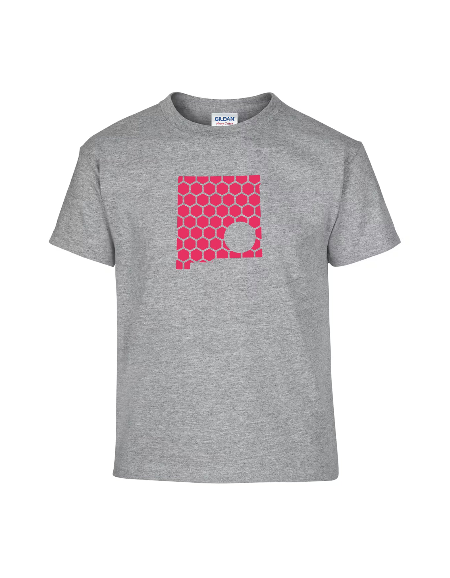 New Mexico Honeycomb Crewneck T-Shirt-Rogue Magnolia Custom Designs