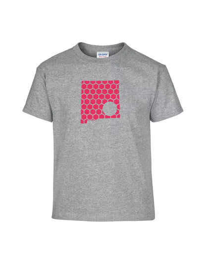 New Mexico Honeycomb Crewneck T-Shirt-Rogue Magnolia Custom Designs