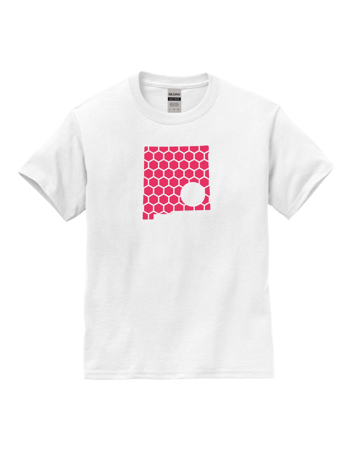 New Mexico Honeycomb Crewneck T-Shirt-Rogue Magnolia Custom Designs