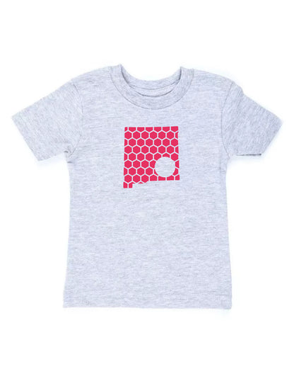 New Mexico Honeycomb Crewneck T-Shirt-Rogue Magnolia Custom Designs