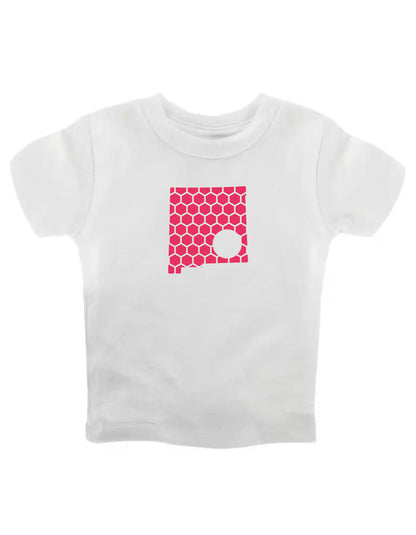 New Mexico Honeycomb Crewneck T-Shirt-Rogue Magnolia Custom Designs