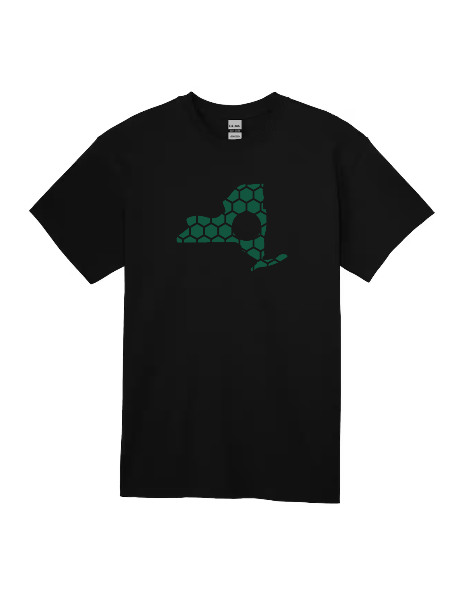 New York Honeycomb Crewneck T-Shirt-Rogue Magnolia Custom Designs