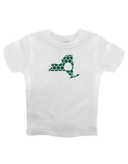 New York Honeycomb Crewneck T-Shirt-Rogue Magnolia Custom Designs