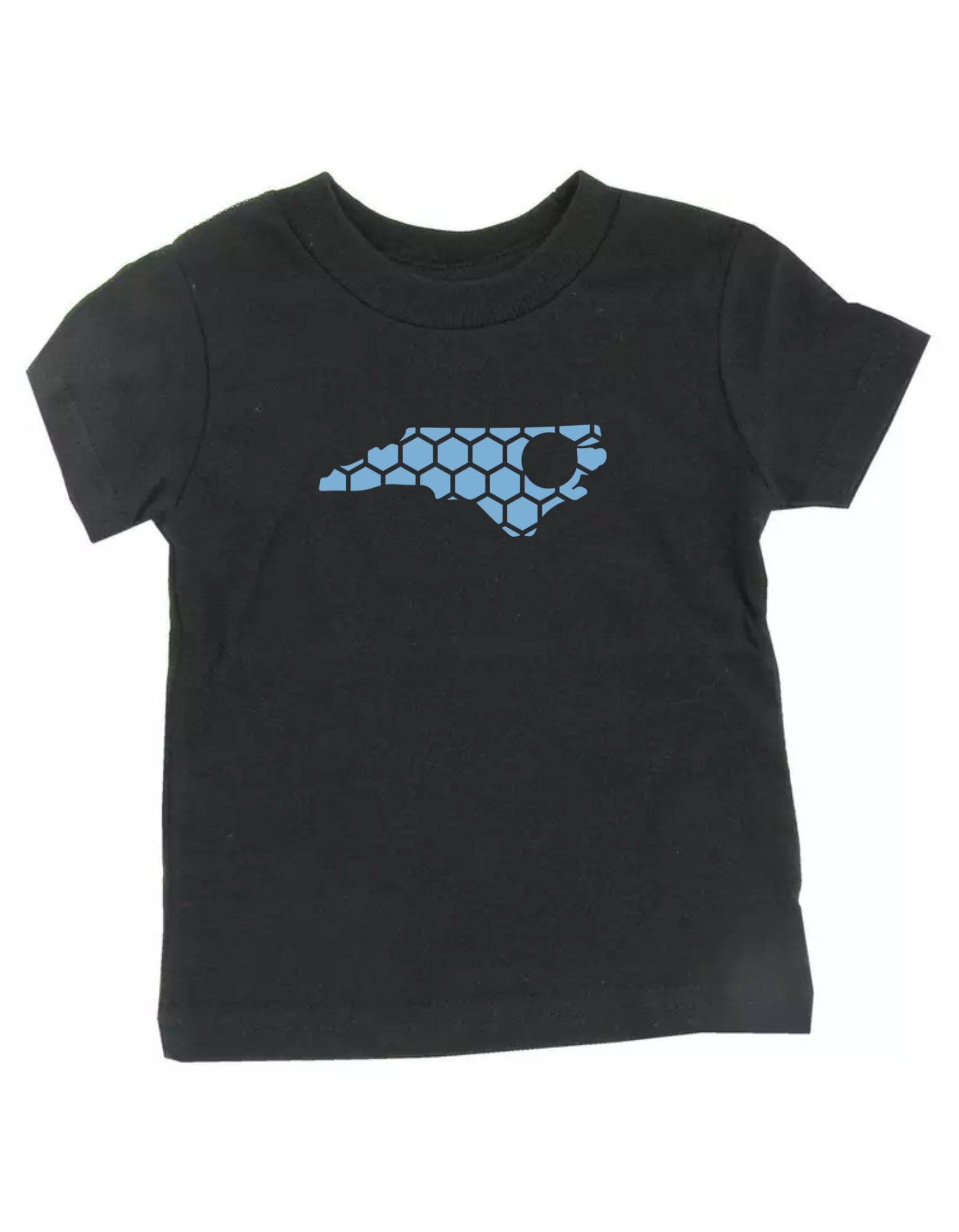 North Carolina Honeycomb Crewneck T-Shirt-Rogue Magnolia Custom Designs