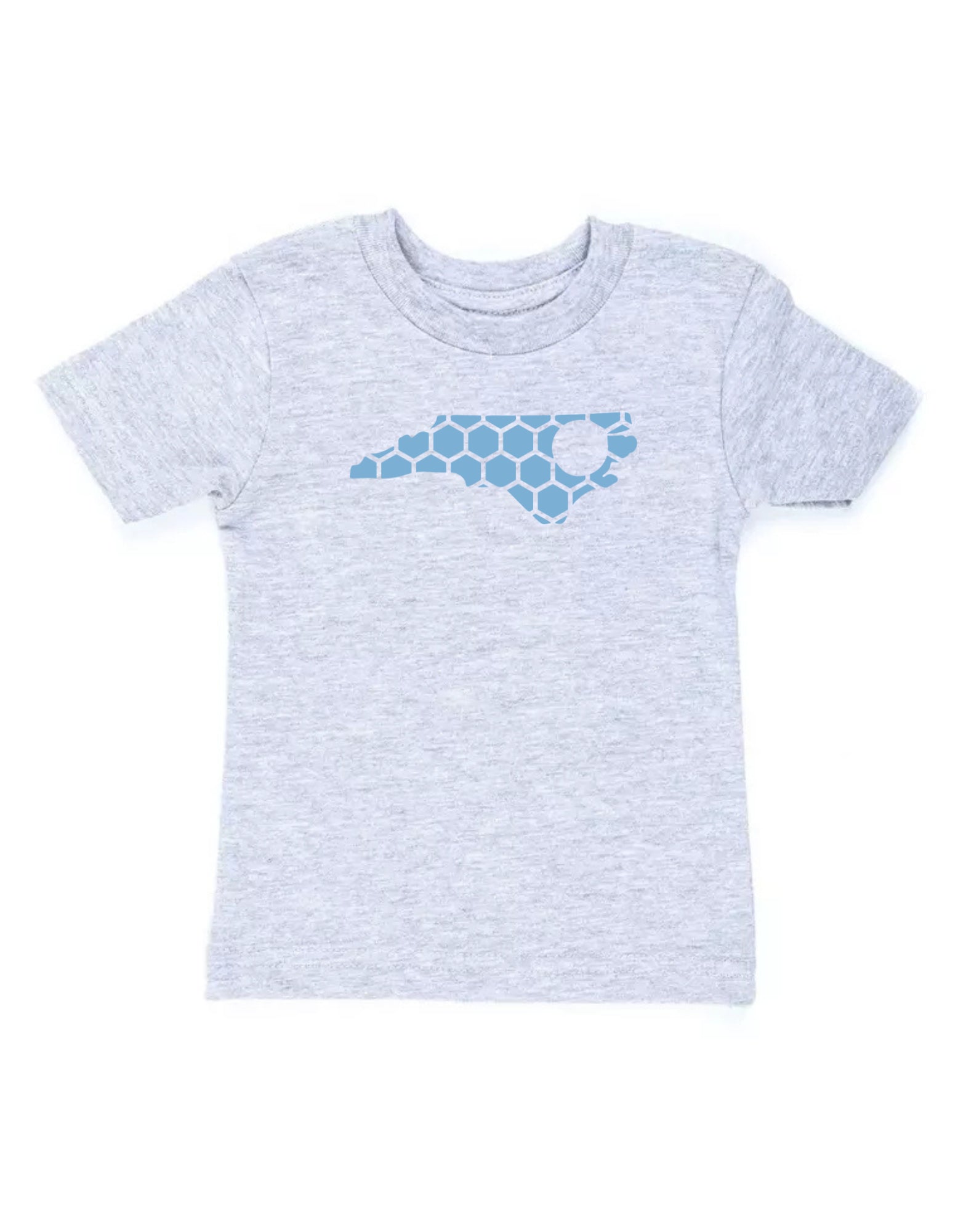 North Carolina Honeycomb Crewneck T-Shirt-Rogue Magnolia Custom Designs