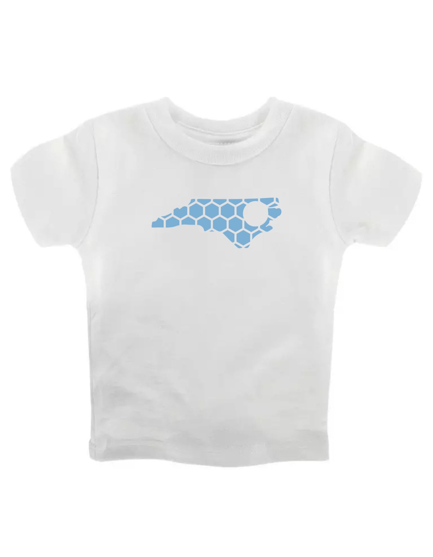 North Carolina Honeycomb Crewneck T-Shirt-Rogue Magnolia Custom Designs