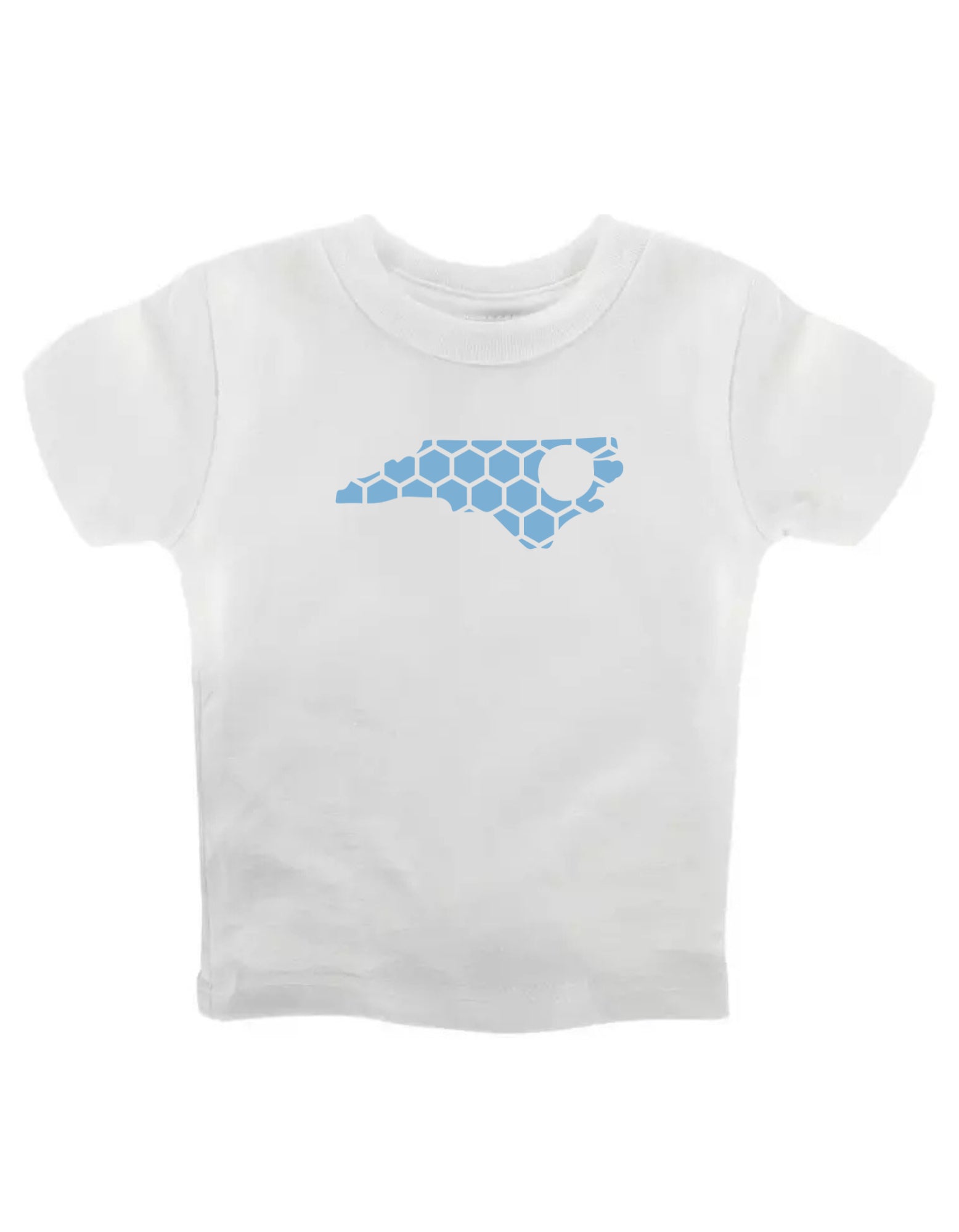 North Carolina Honeycomb Crewneck T-Shirt-Rogue Magnolia Custom Designs