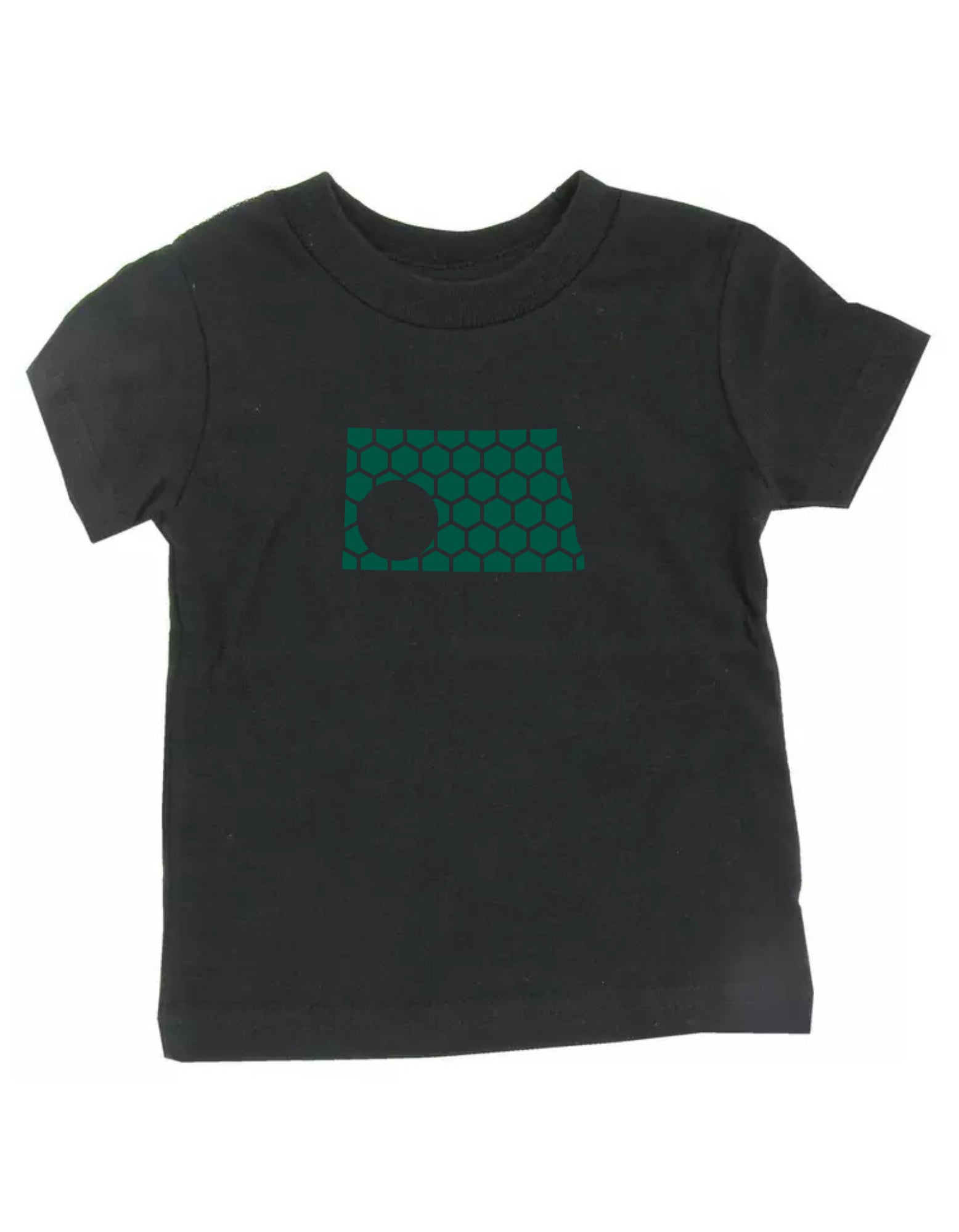 North Dakota Honeycomb Crewneck T-Shirt-Rogue Magnolia Custom Designs