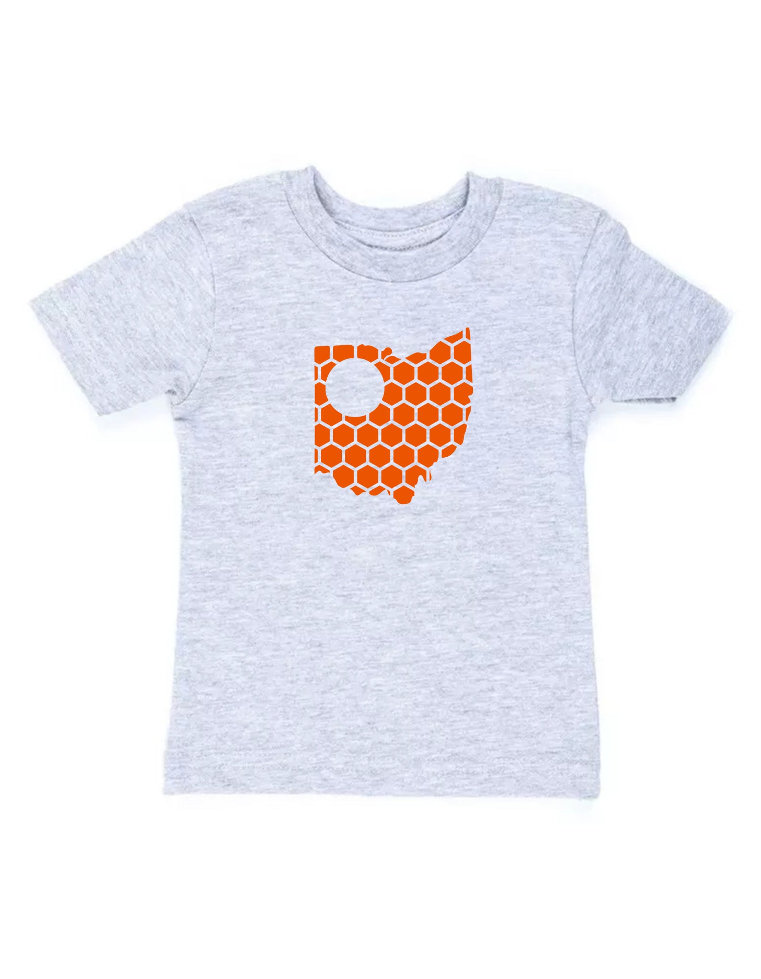 Ohio Honeycomb Crewneck T-Shirt-Rogue Magnolia Custom Designs