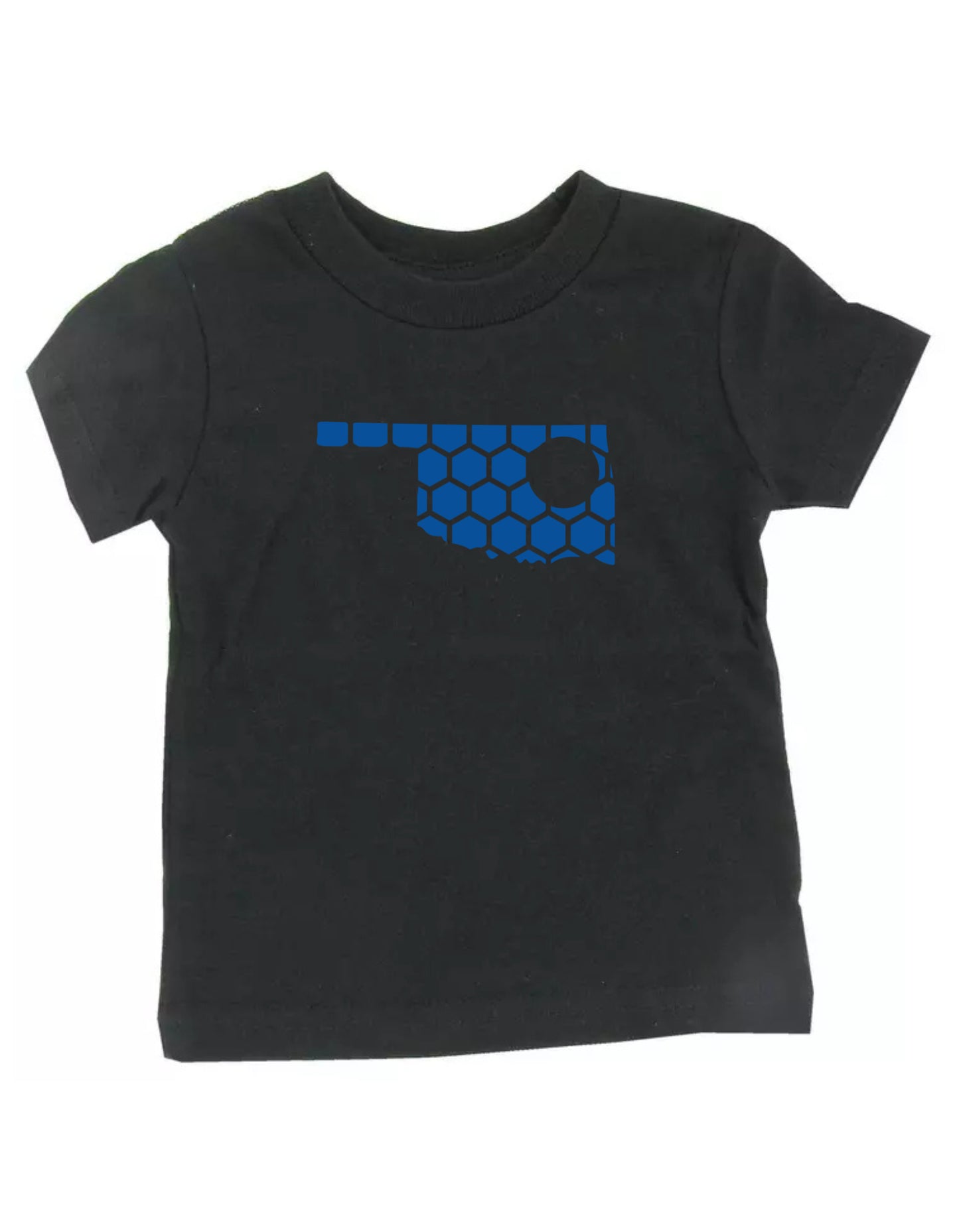 Oklahoma Honeycomb Crewneck T-Shirt-Rogue Magnolia Custom Designs