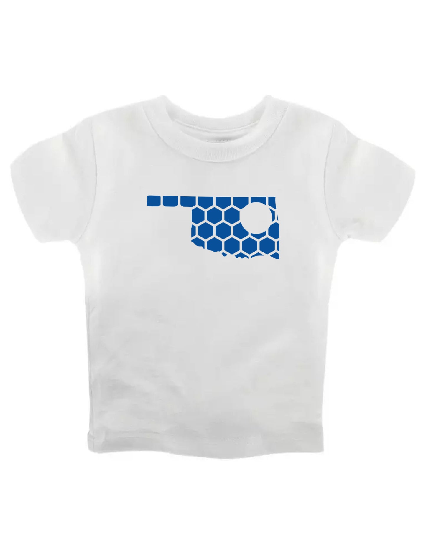 Oklahoma Honeycomb Crewneck T-Shirt-Rogue Magnolia Custom Designs