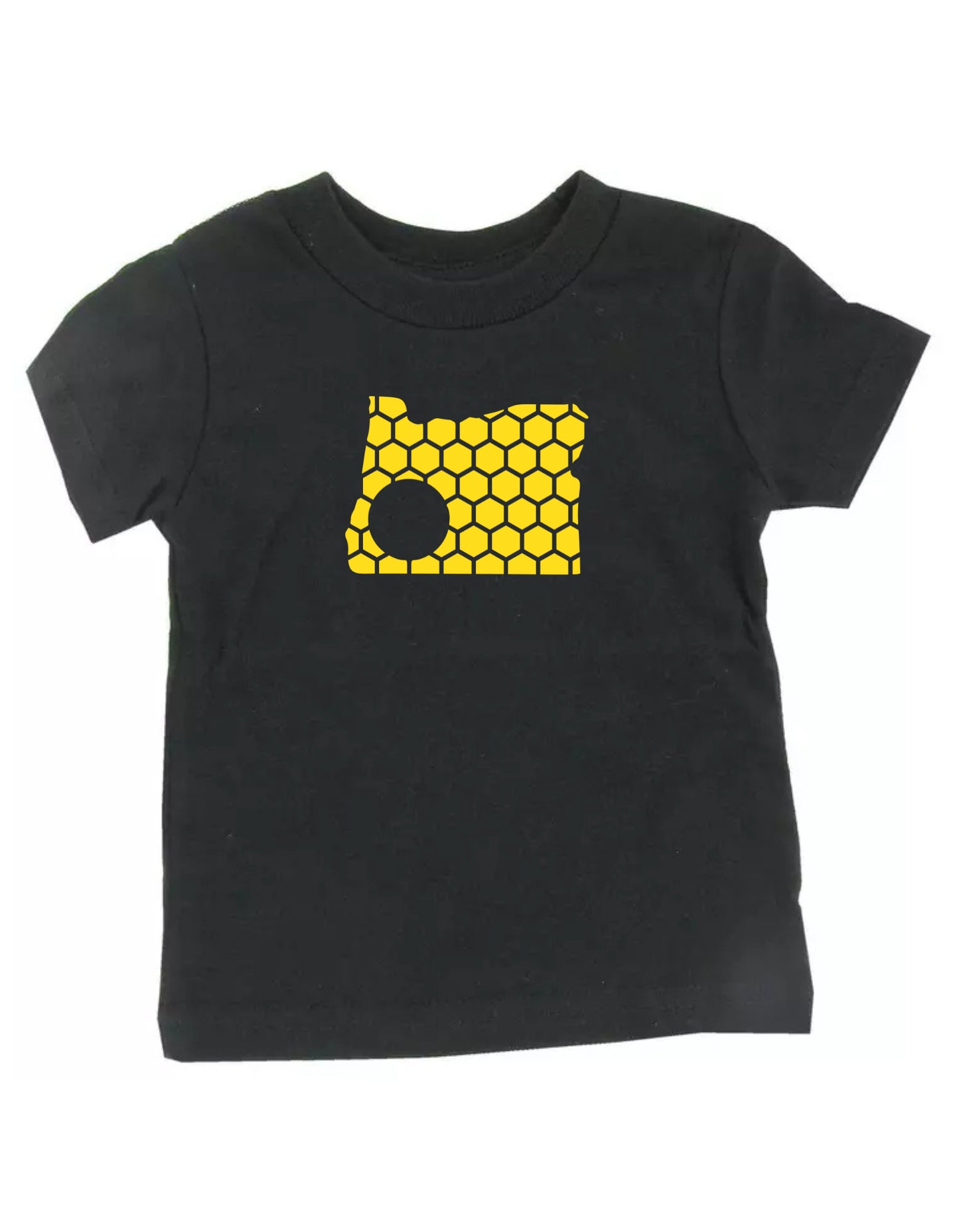 Oregon Honeycomb Crewneck T-Shirt-Rogue Magnolia Custom Designs