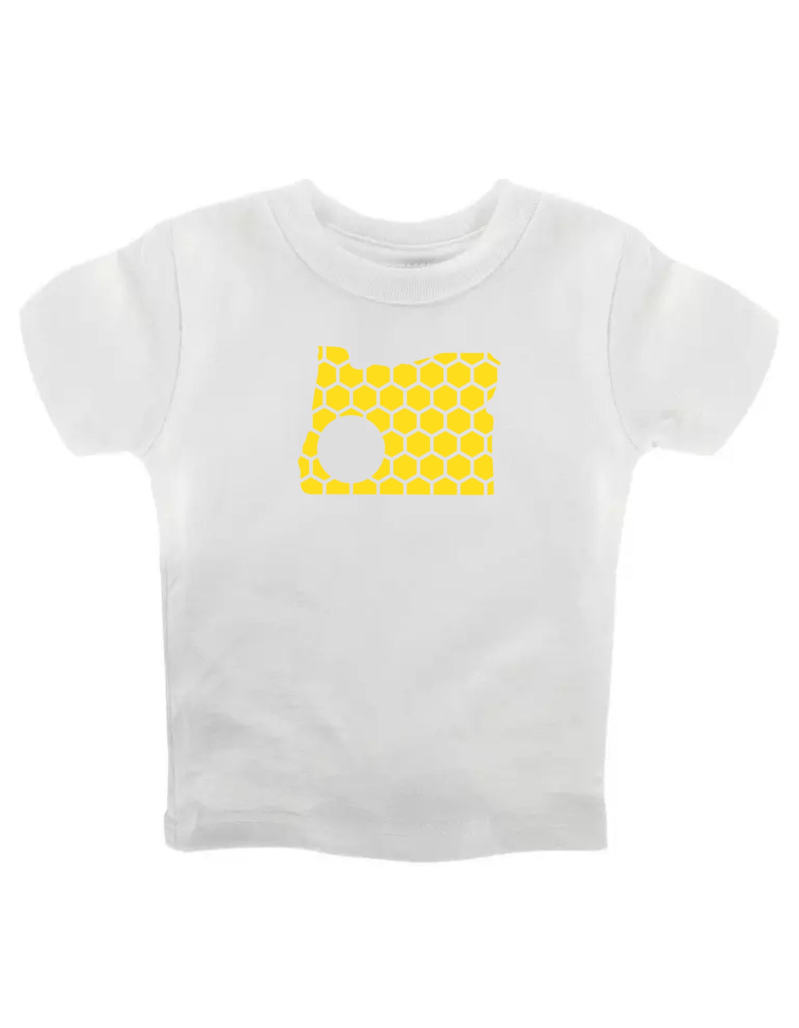 Oregon Honeycomb Crewneck T-Shirt-Rogue Magnolia Custom Designs