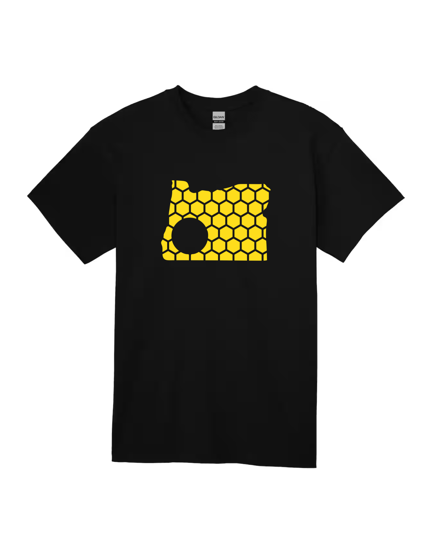Oregon Honeycomb Crewneck T-Shirt-Rogue Magnolia Custom Designs