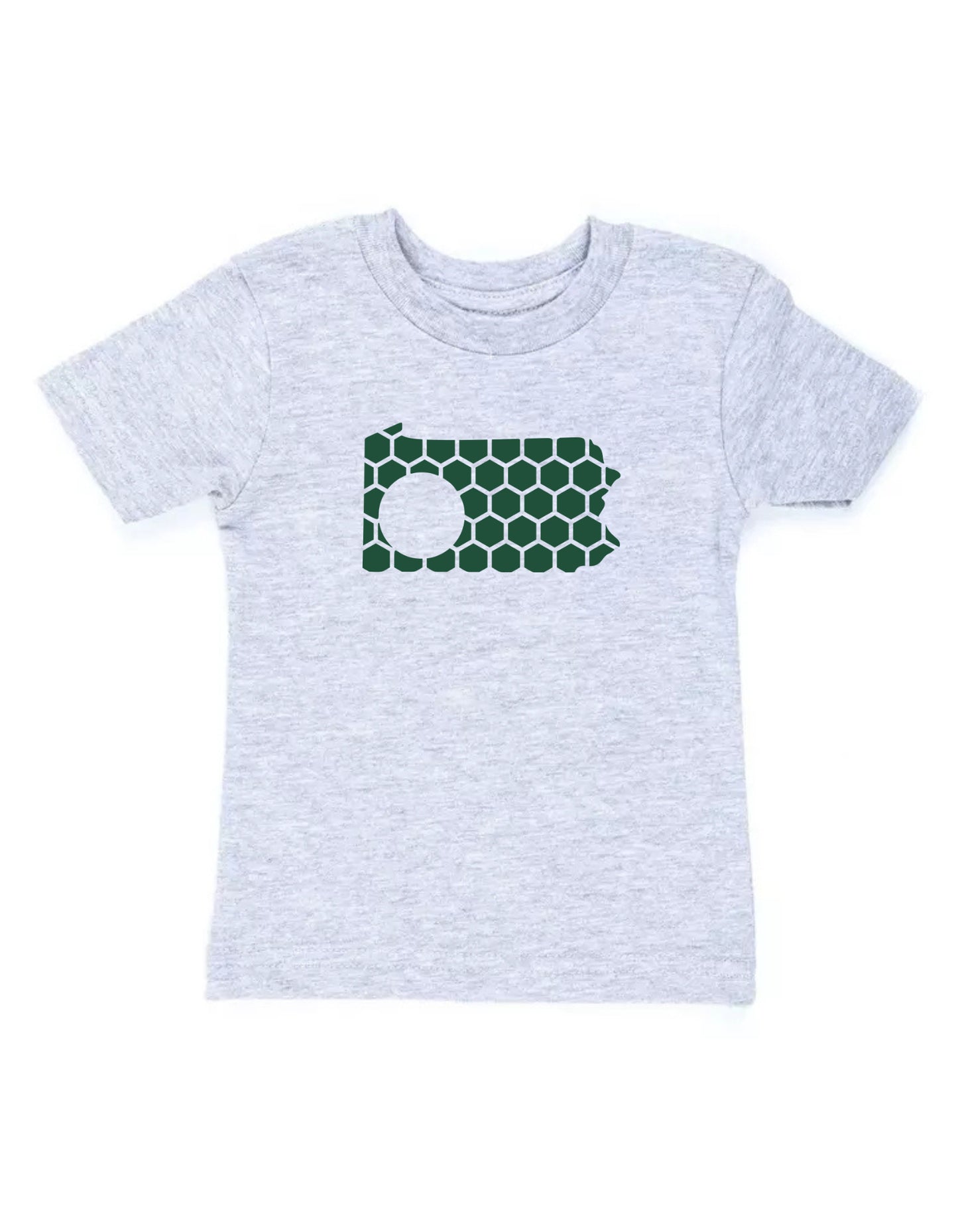 Pennsylvania Honeycomb Crewneck T-Shirt-Rogue Magnolia Custom Designs