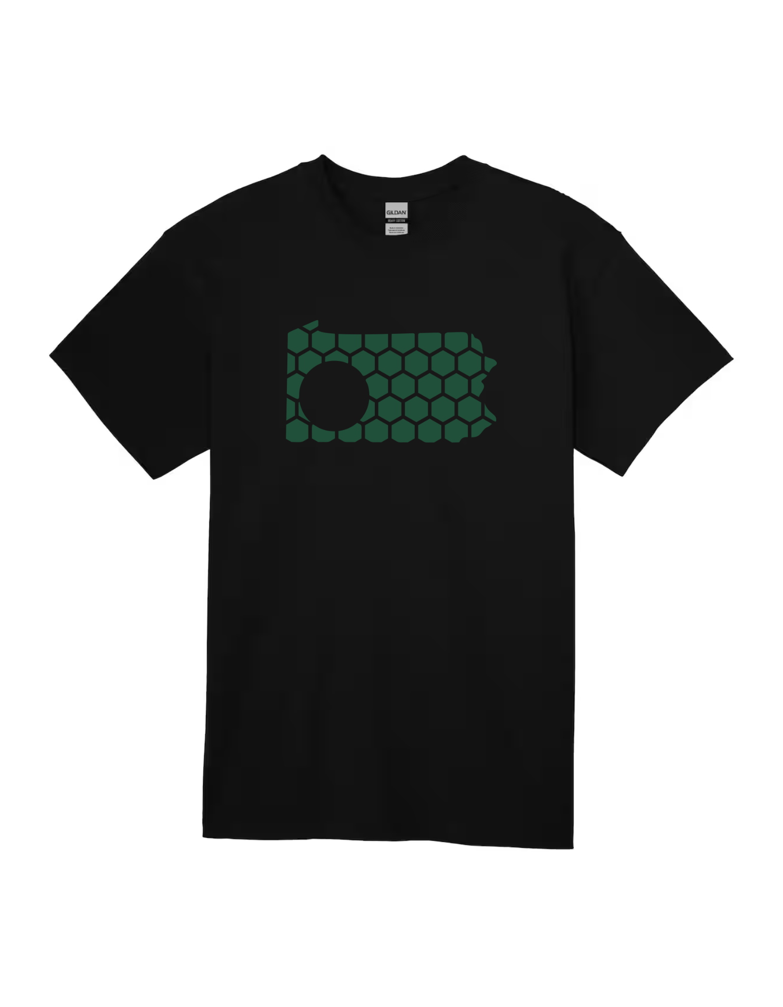Pennsylvania Honeycomb Crewneck T-Shirt-Rogue Magnolia Custom Designs