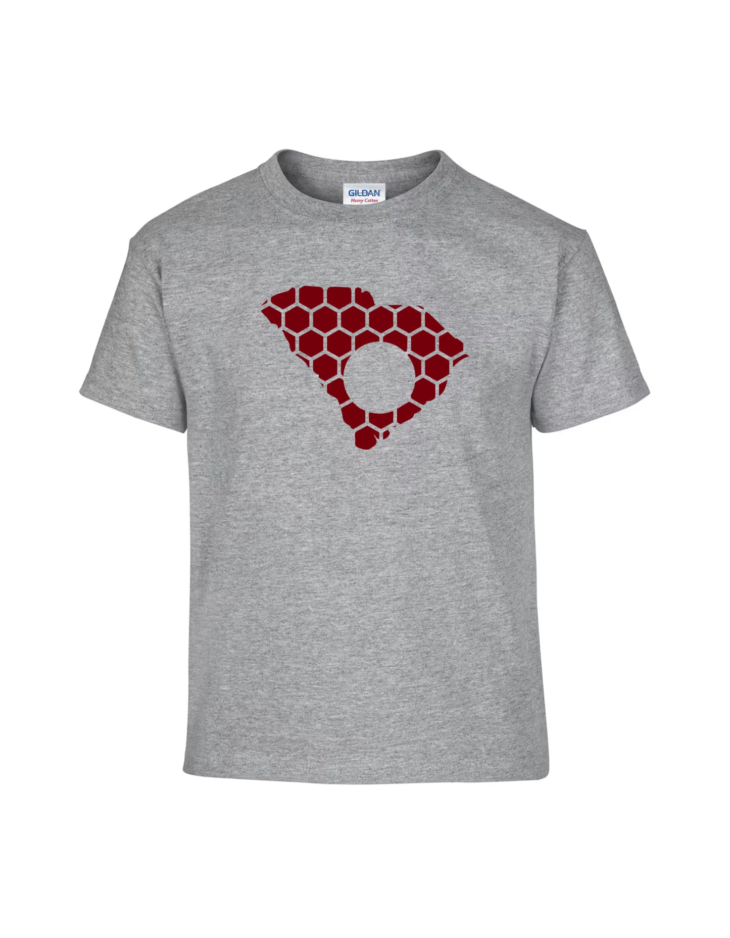 South Carolina Honeycomb Crewneck T-Shirt-Rogue Magnolia Custom Designs