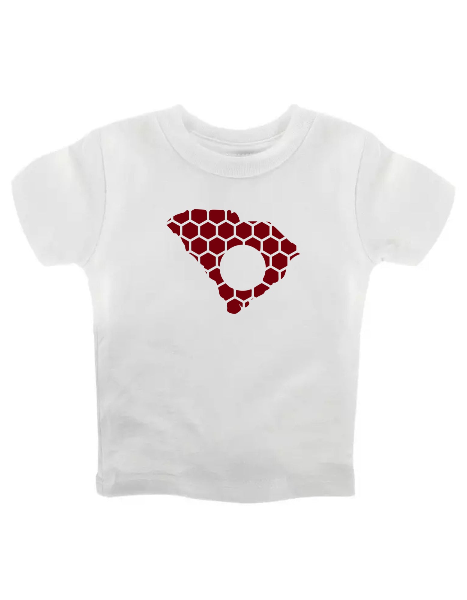 South Carolina Honeycomb Crewneck T-Shirt-Rogue Magnolia Custom Designs