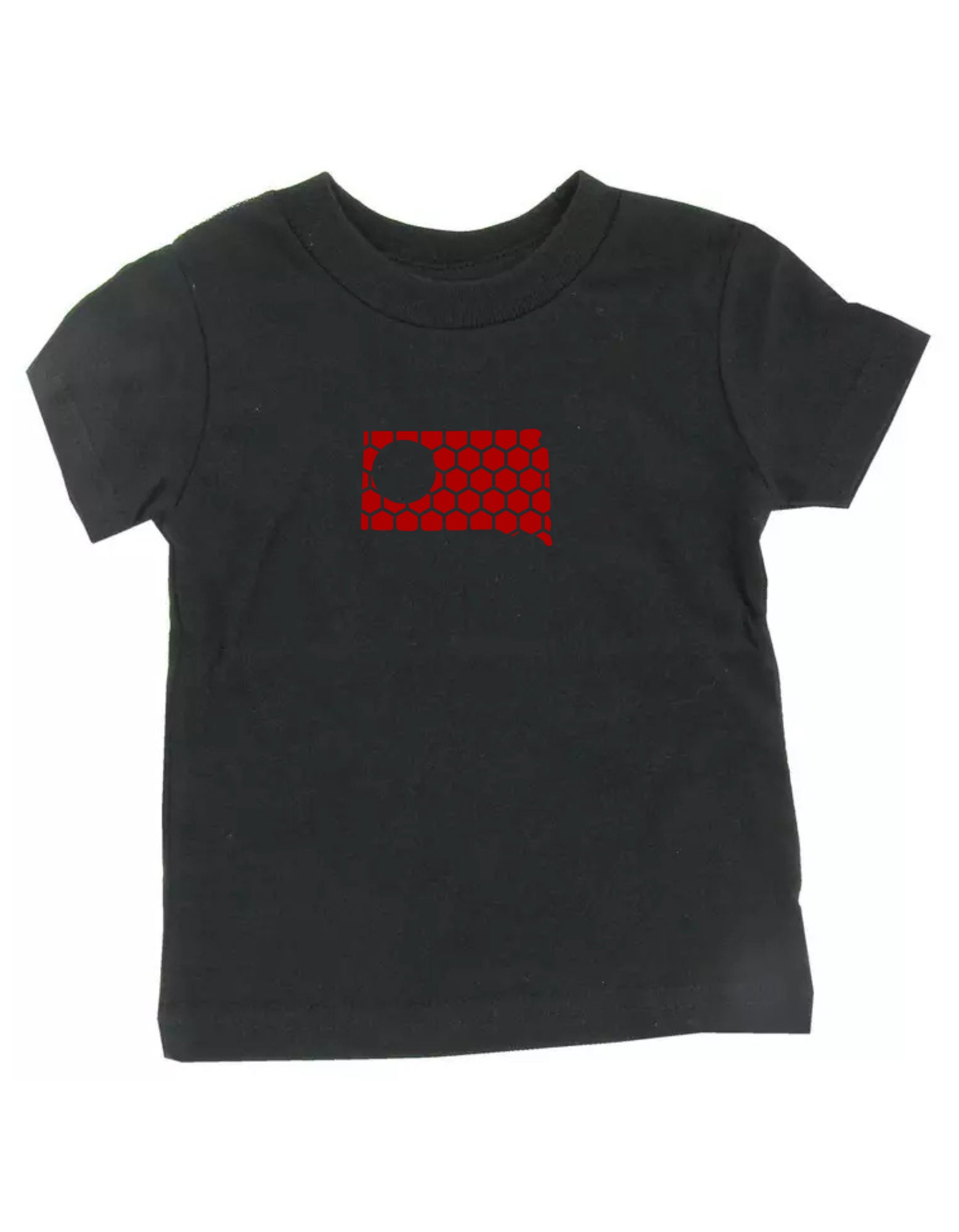 South Dakota Honeycomb Crewneck T-Shirt-Rogue Magnolia Custom Designs