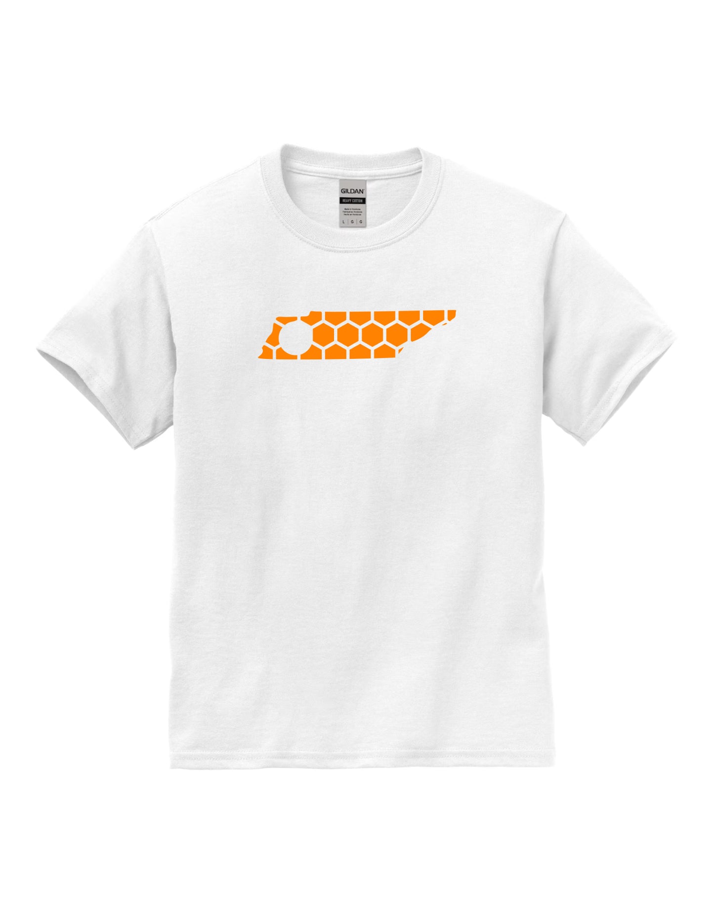 Tennessee Honeycomb Crewneck T-Shirt-Rogue Magnolia Custom Designs