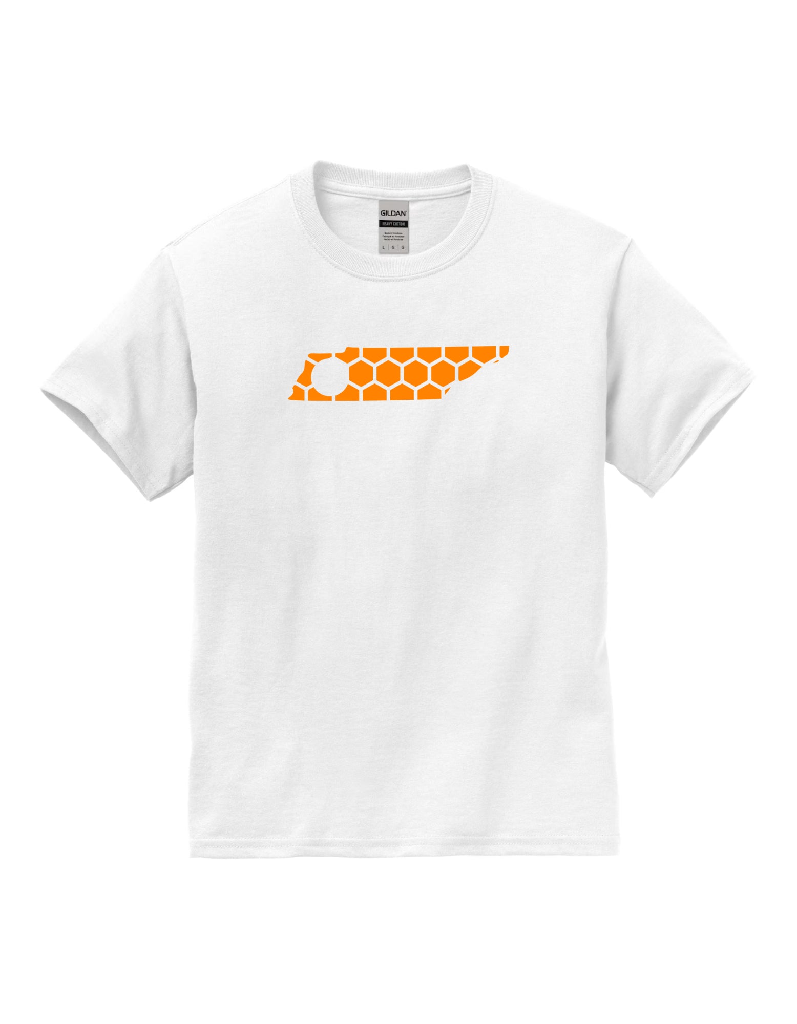 Tennessee Honeycomb Crewneck T-Shirt-Rogue Magnolia Custom Designs