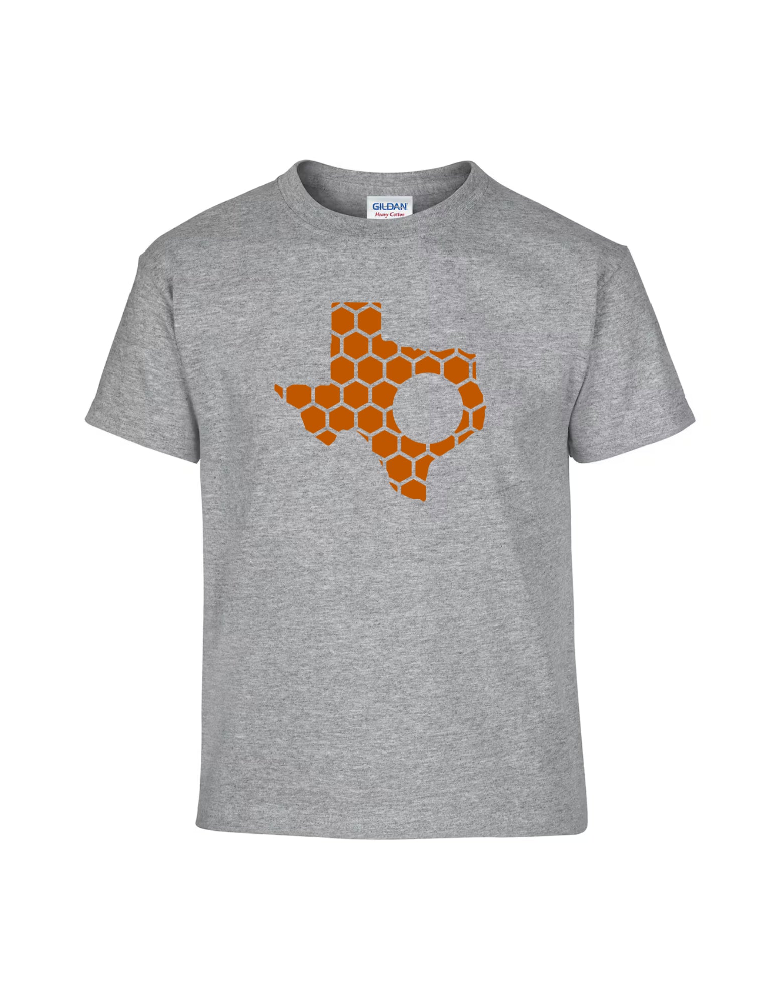 Texas Honeycomb Crewneck T-Shirt-Rogue Magnolia Custom Designs