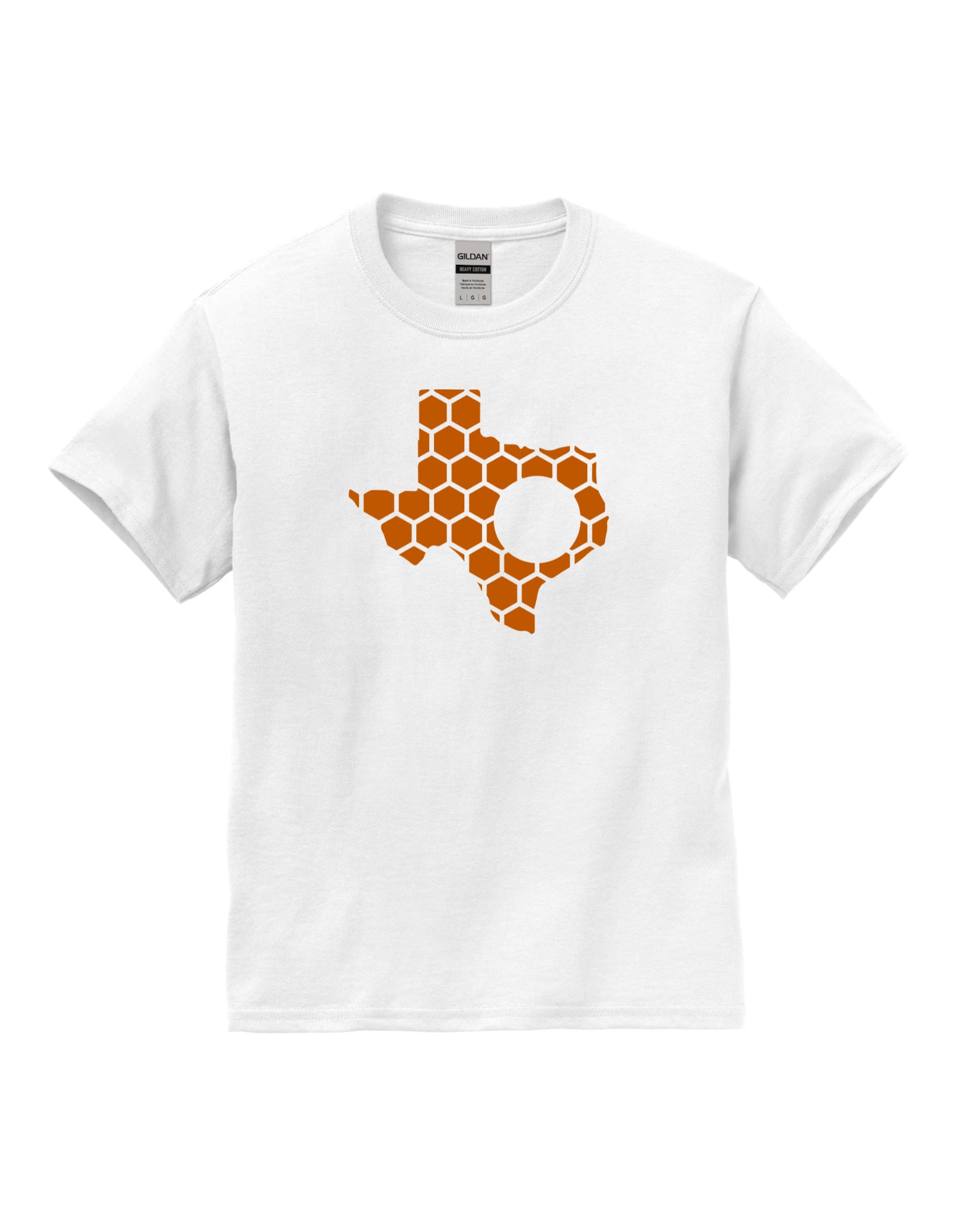 Texas Honeycomb Crewneck T-Shirt-Rogue Magnolia Custom Designs