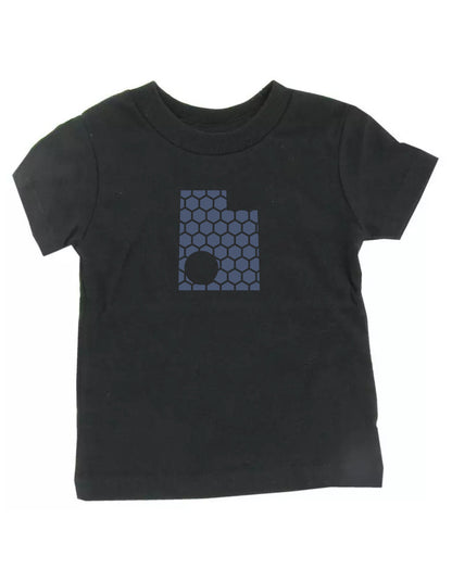 Utah Honeycomb Crewneck T-Shirt-Rogue Magnolia Custom Designs