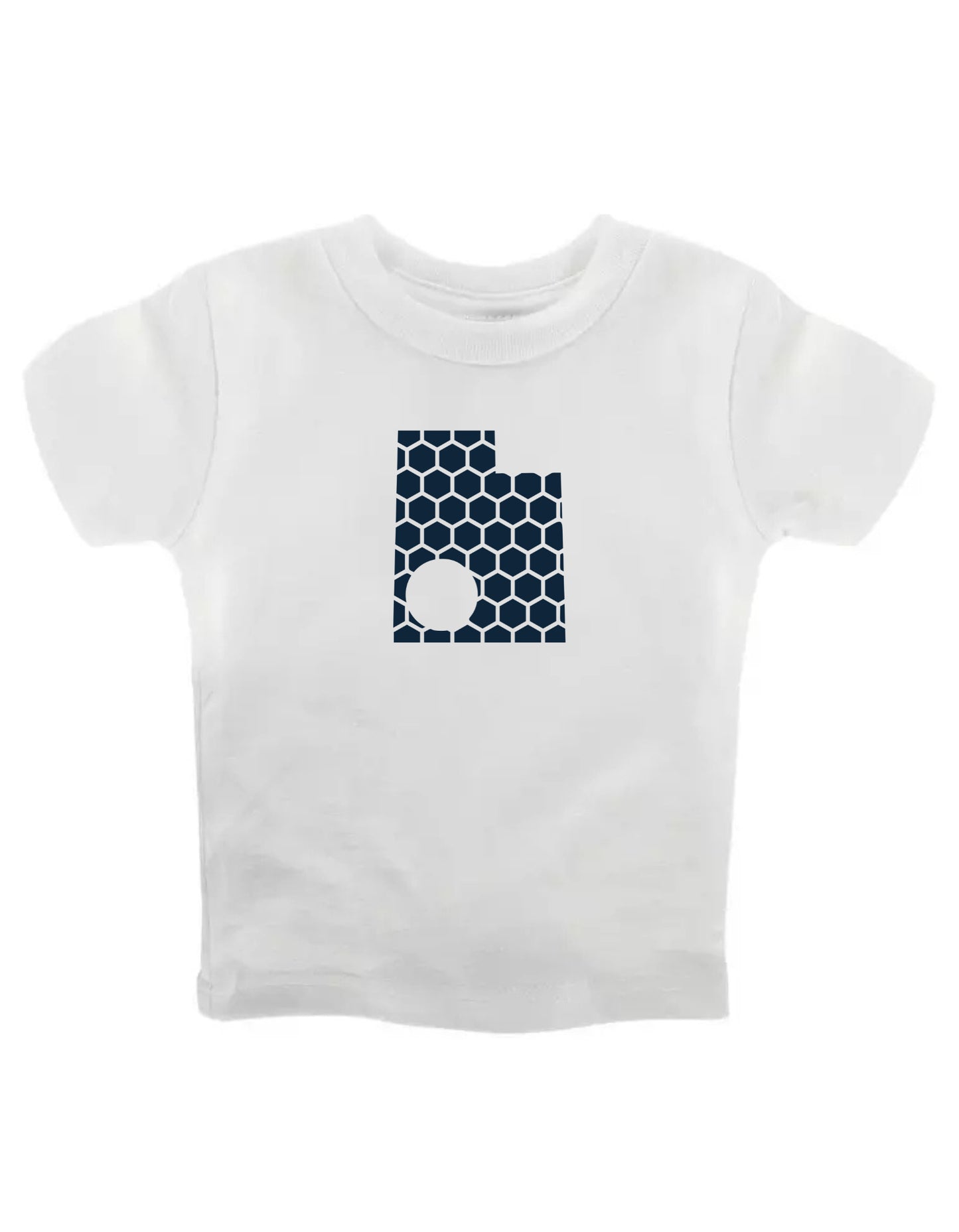 Utah Honeycomb Crewneck T-Shirt-Rogue Magnolia Custom Designs