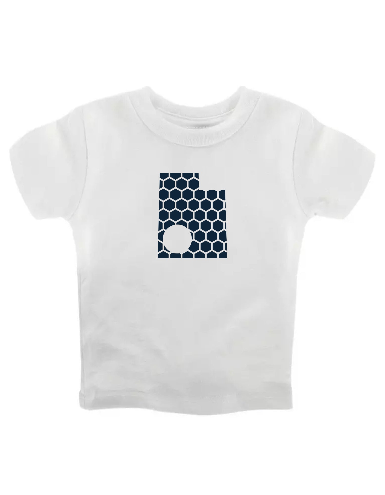 Utah Honeycomb Crewneck T-Shirt-Rogue Magnolia Custom Designs