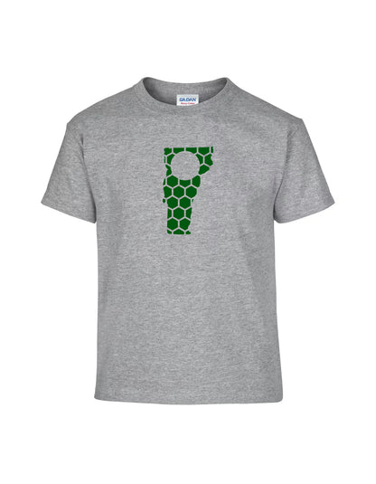Vermont Honeycomb Crewneck T-Shirt-Rogue Magnolia Custom Designs